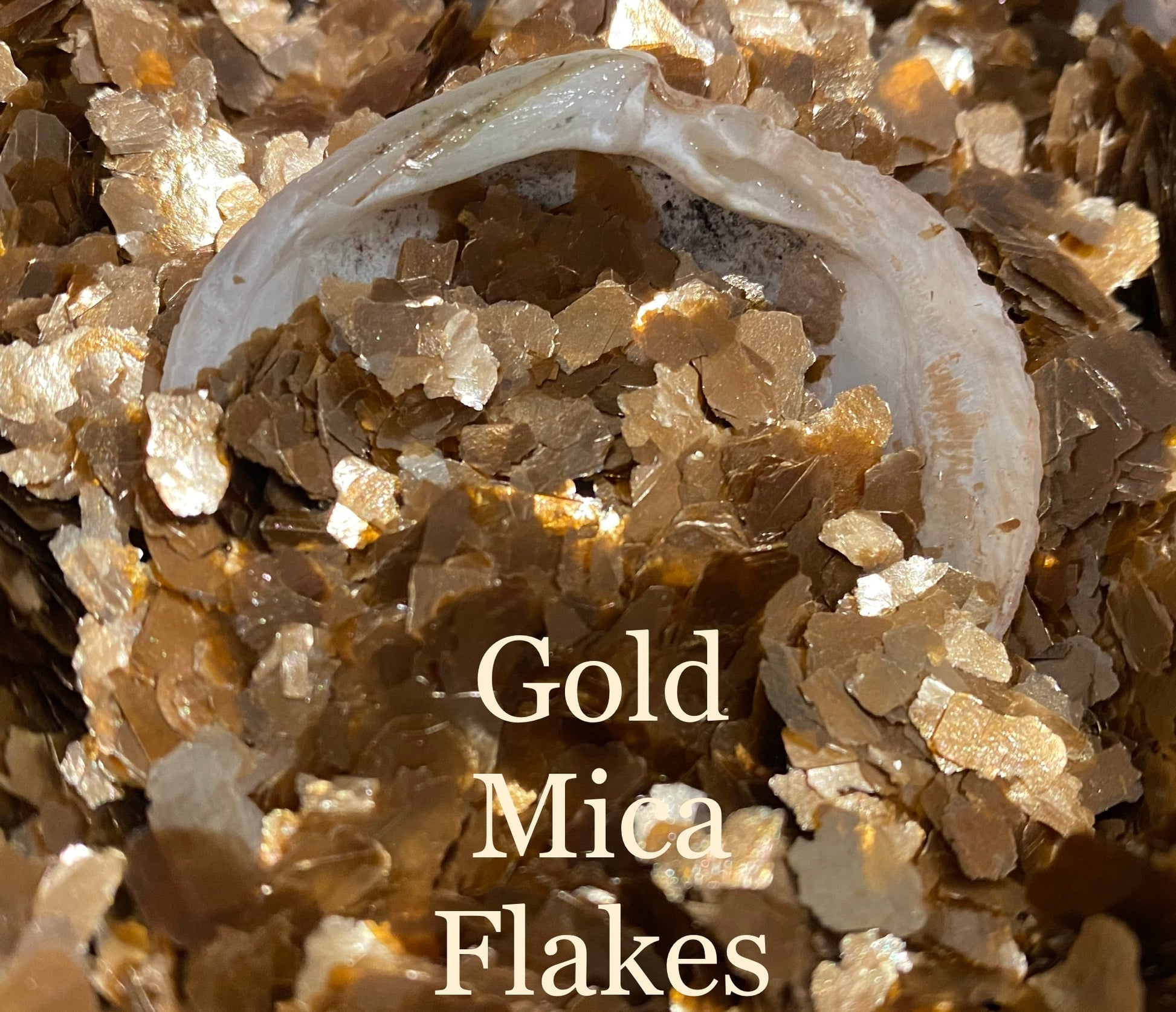 Pure Metallic Naturals SILVER 1/4 Additive Mica Flakes
